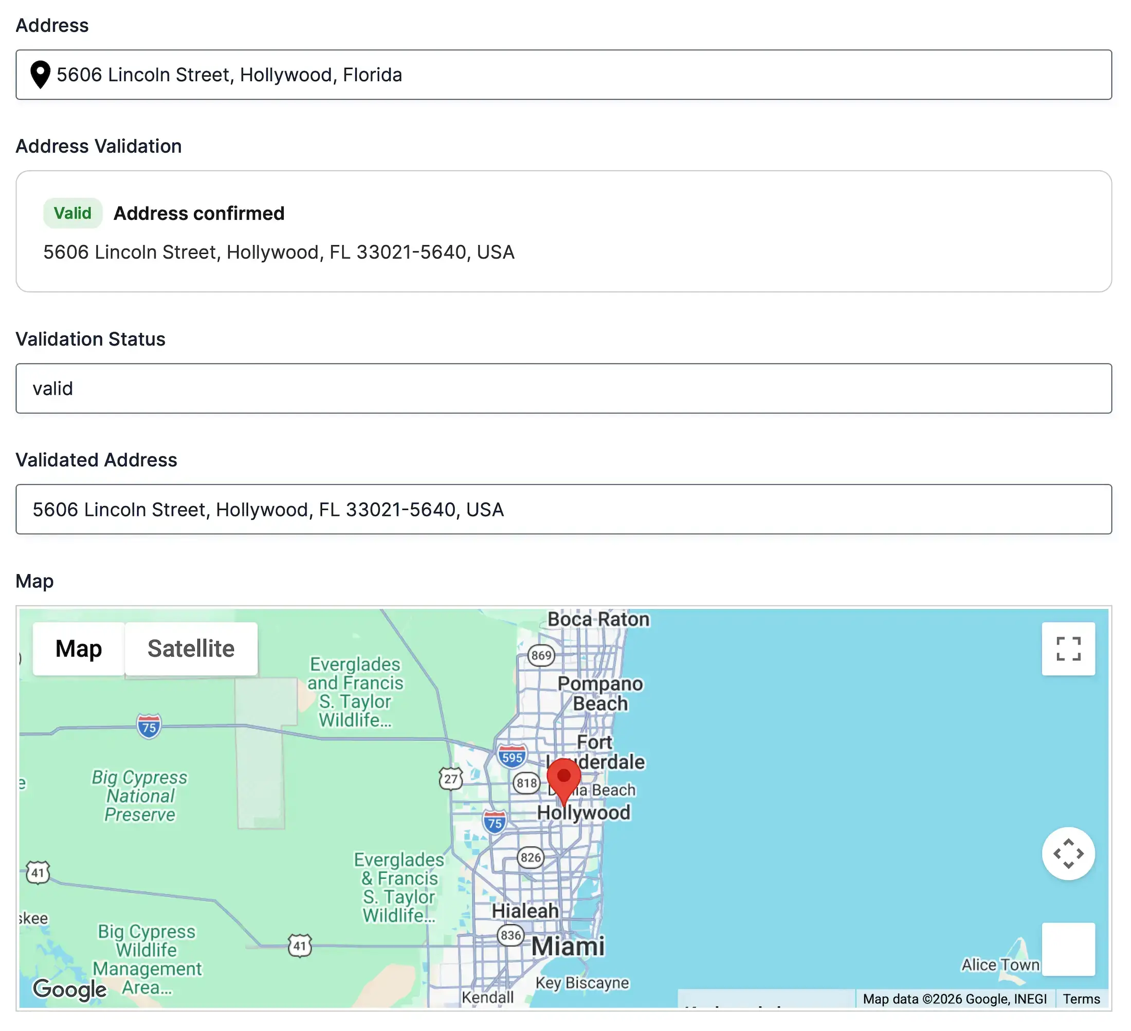 Gravity Geolocation Address Validation Confirmed