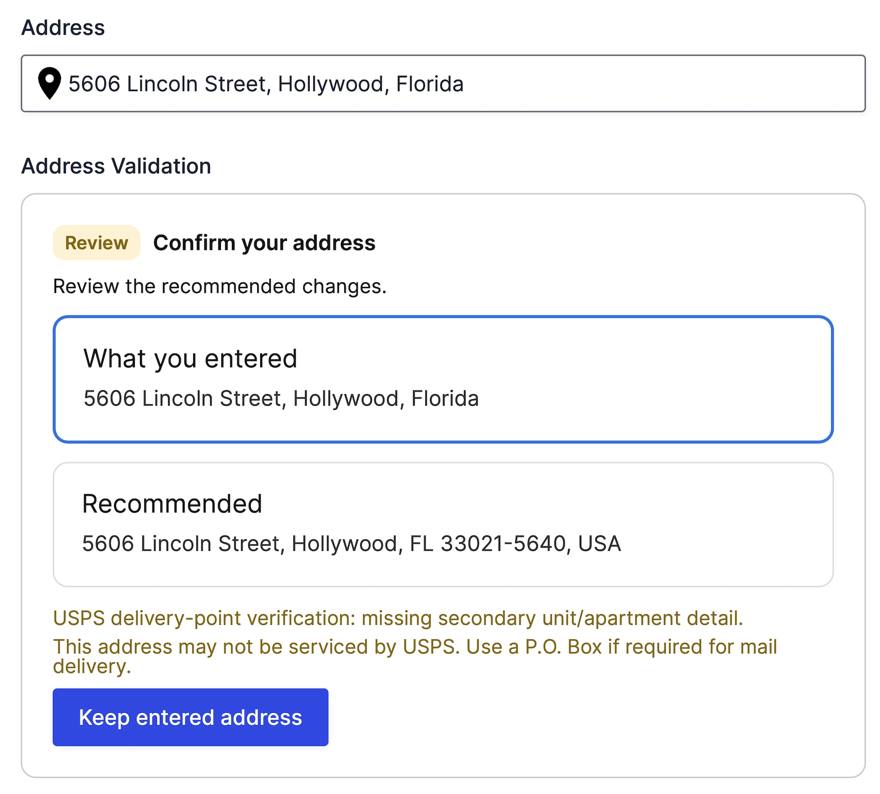 Address validation and verification in Gravity Forms