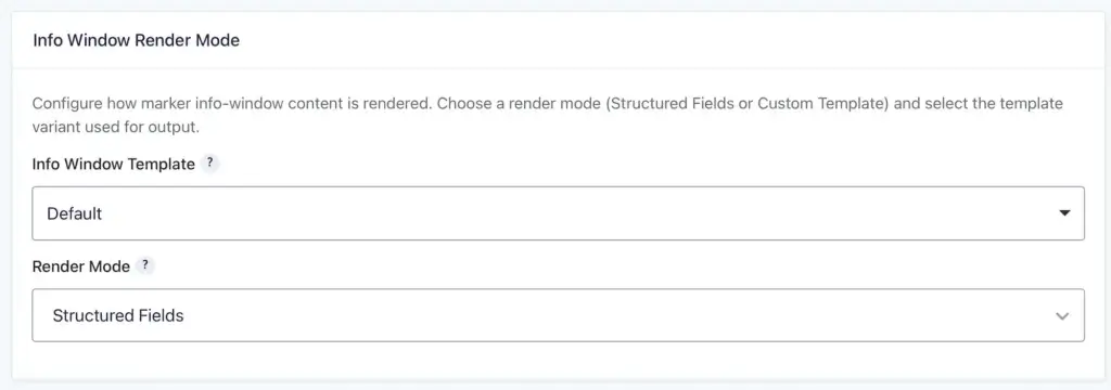 Gravity Search Info Window Render Mode
