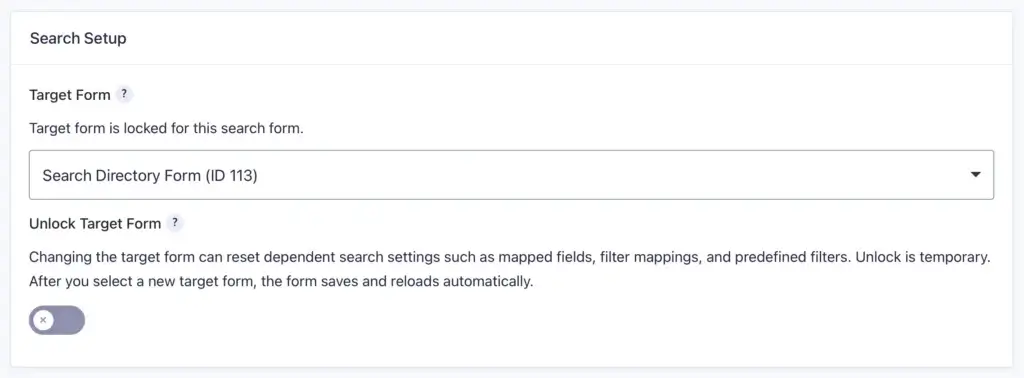 Gravity Search Target Form Picker